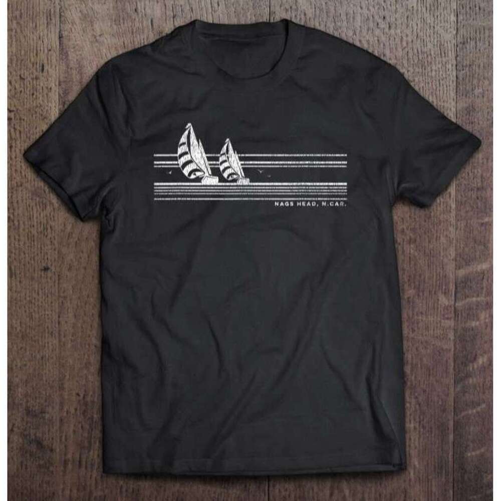 Nags Head Nc Retro Sailing 70S Nautical Sailboat Unisex Shirt